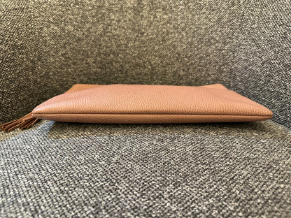 Gucci Pebbled Leather Clutch