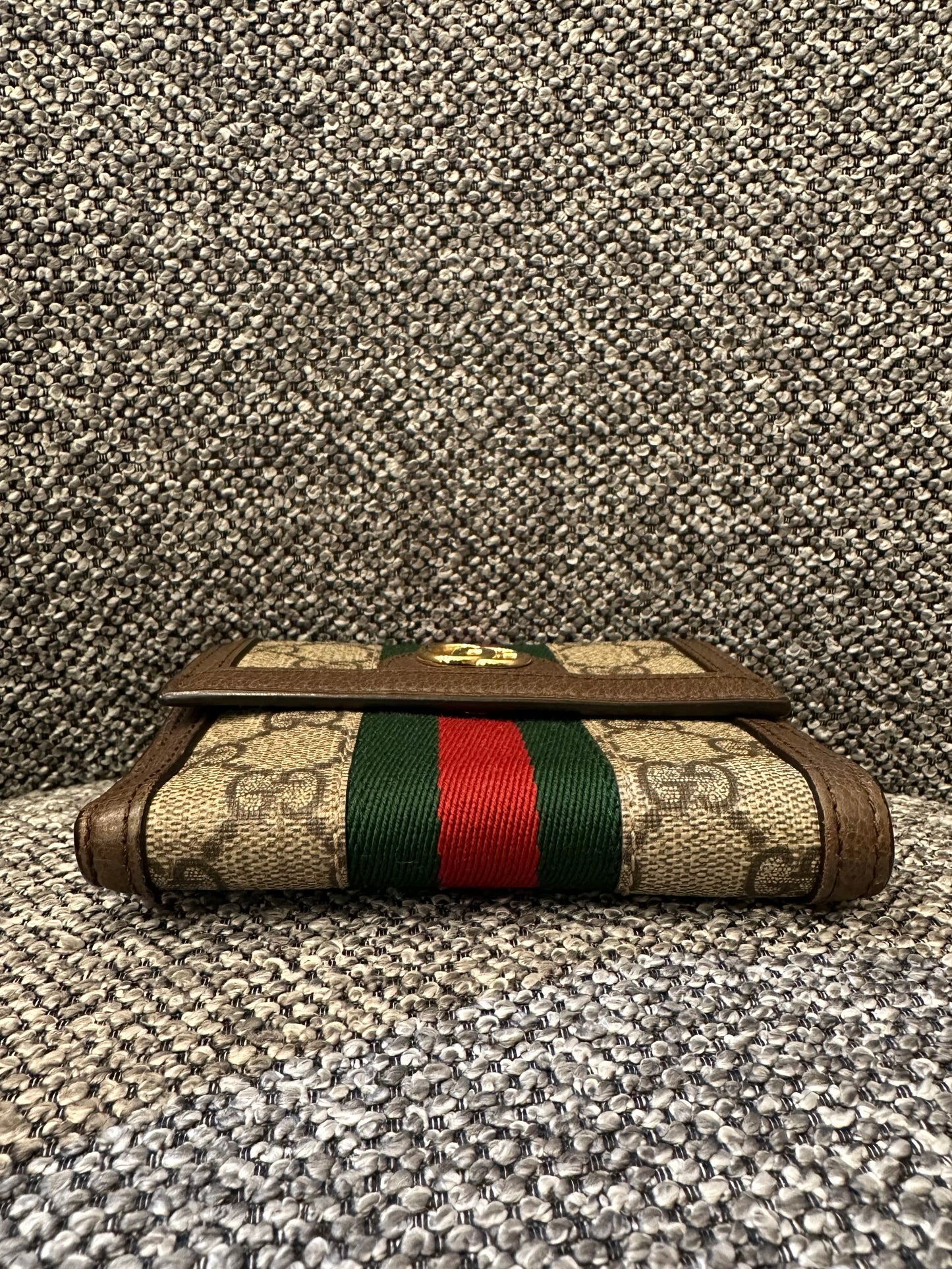 Gucci Ophidia French Flap Wallet