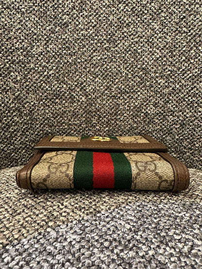 Gucci Ophidia French Flap Wallet