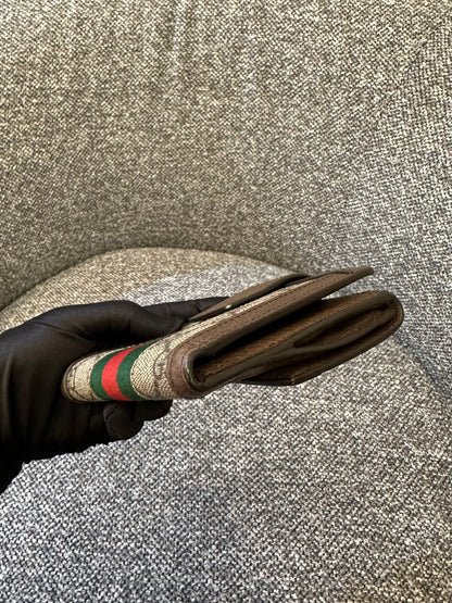 Gucci Ophidia French Flap Wallet