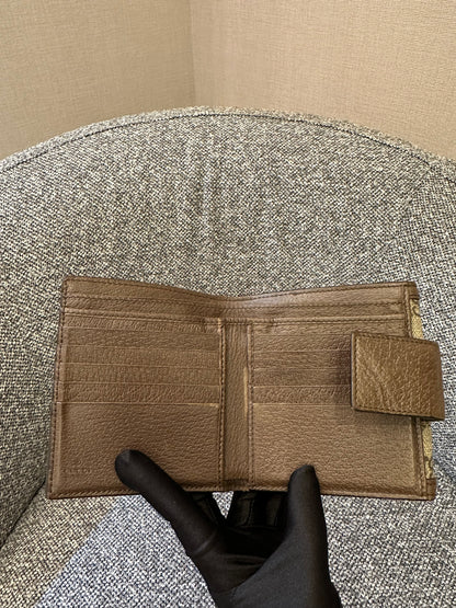 Gucci Ophidia French Flap Wallet
