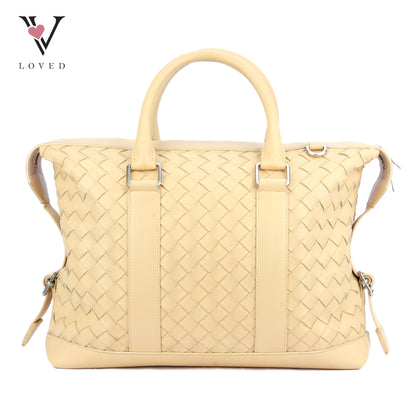 Bottega Veneta Intrecciato Leather Duffel Bag