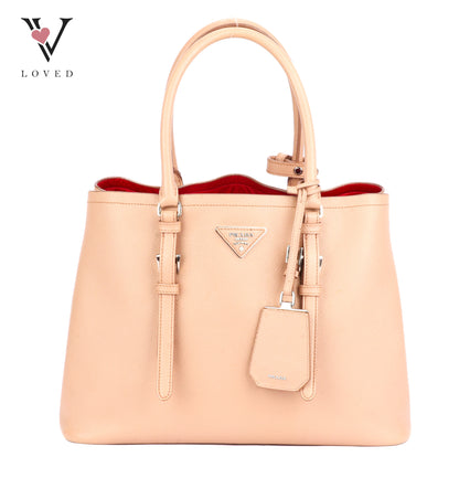 Prada Saffiano Leather Cuir Double Bag