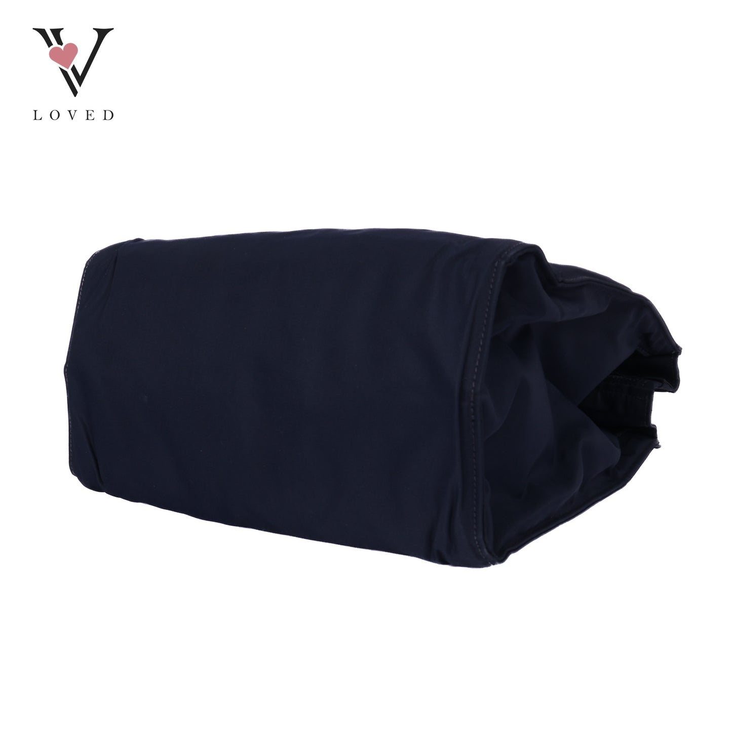 Blue Nylon In Metal Handbag