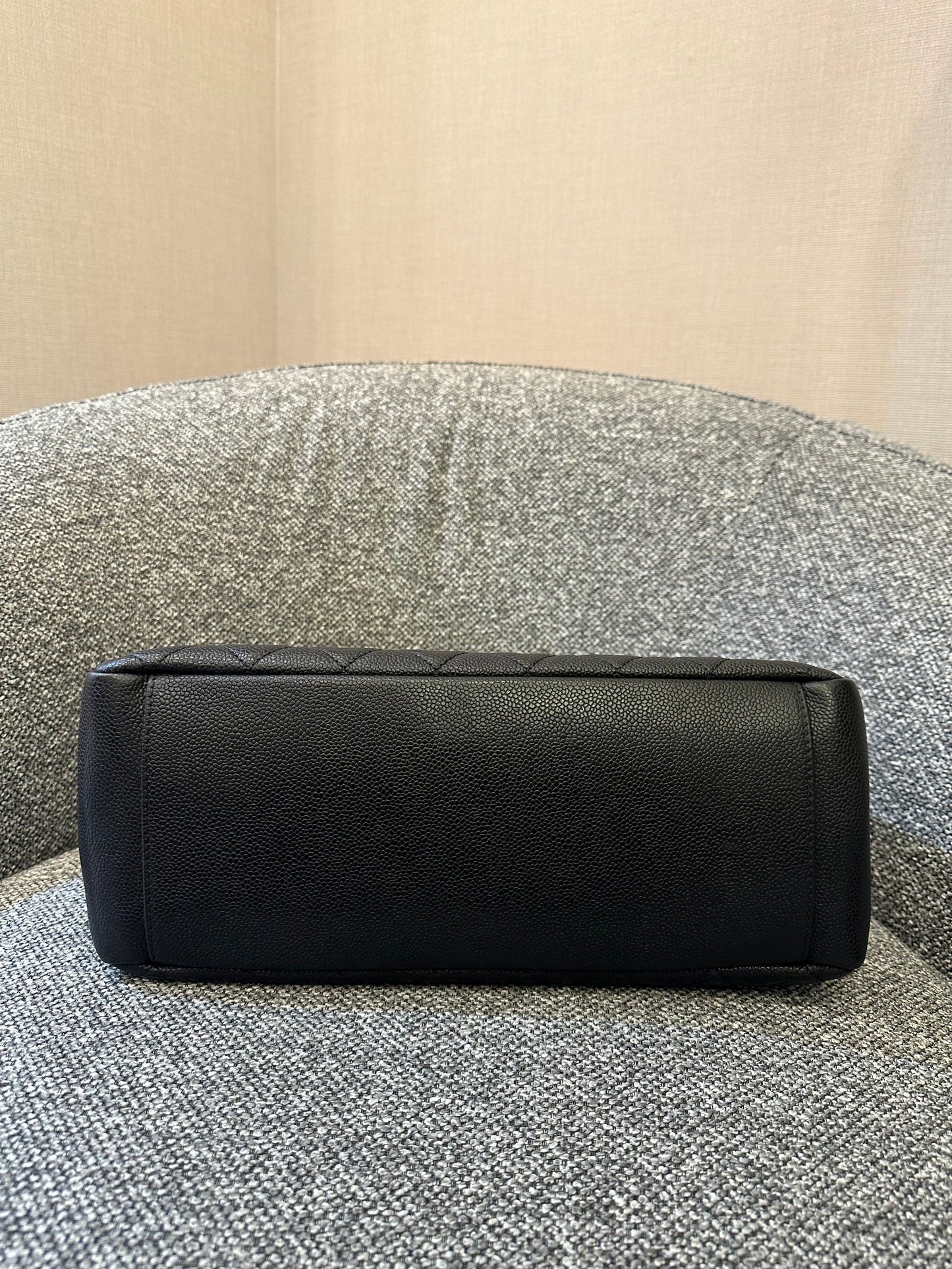 Chanel Grand Shopping Tote (GST) In Black Caviar Leather