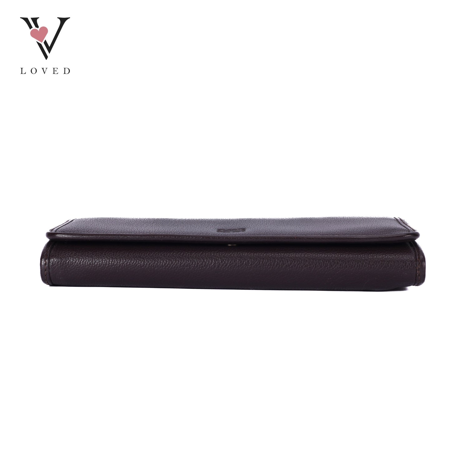 Anagram Long Wallet In Brown Vintage