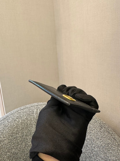Gucci GG Marmont Card Case in Black Leather