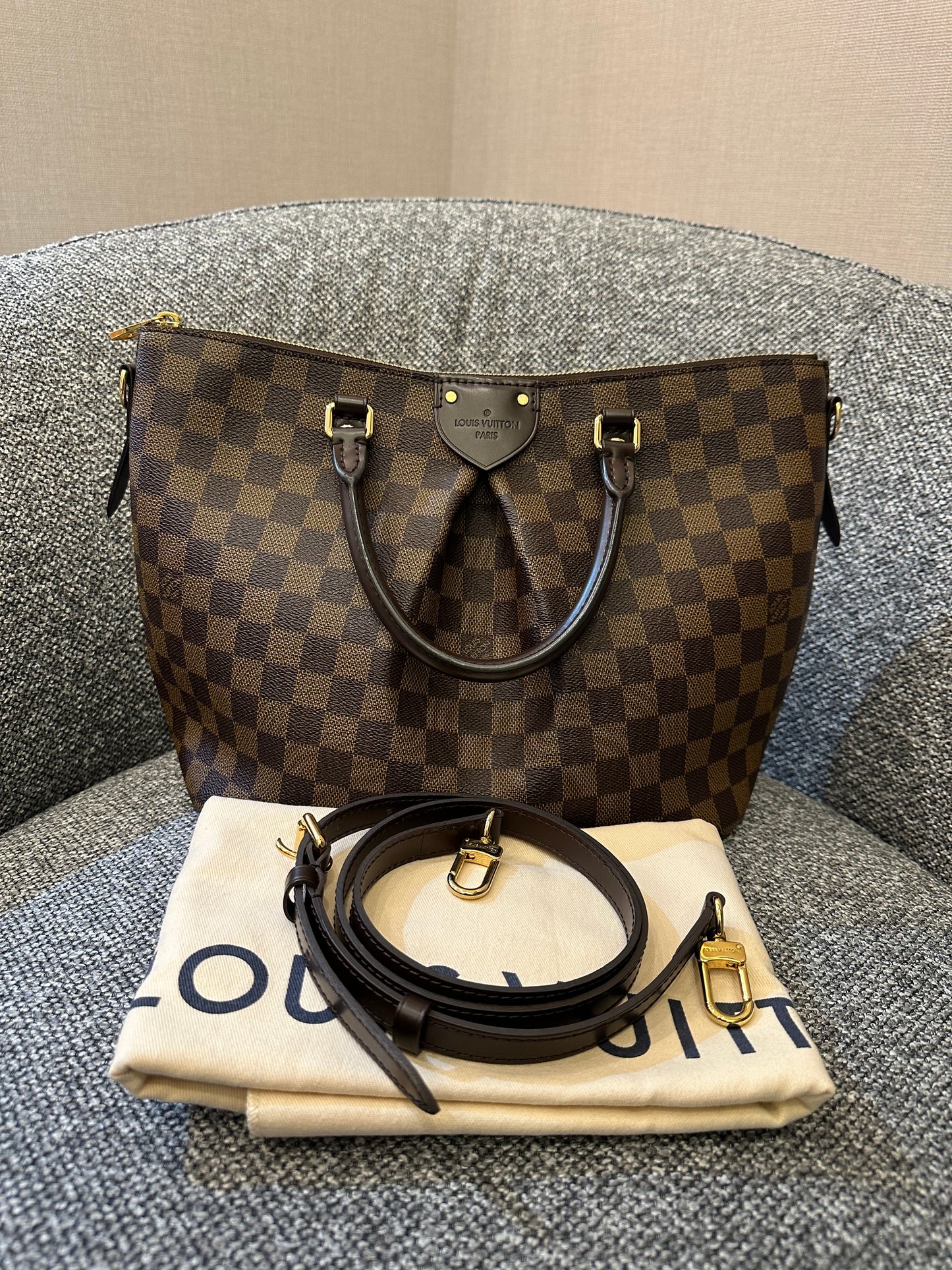 Louis Vuitton Siena PM In Damier Ebene