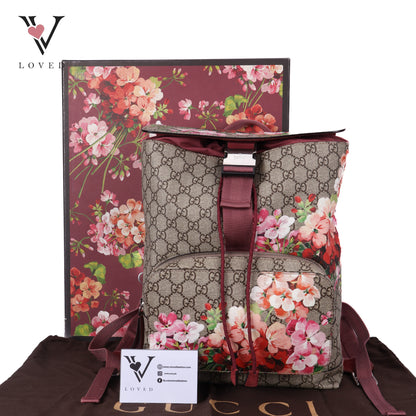 GG Supreme Blooms In Beige Backpack