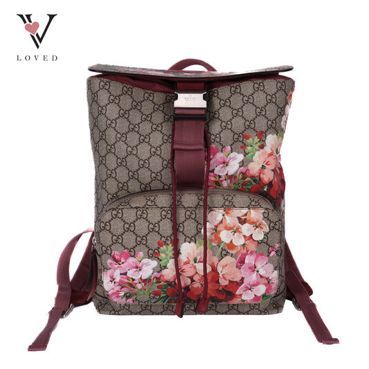 GG Supreme Blooms In Beige Backpack