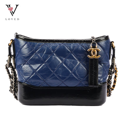 Chanel Gabrielle Hobo Bag in Navy Blue