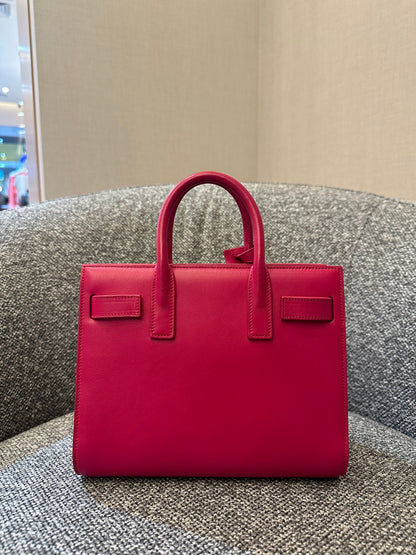 Yves Saint Laurent Sac de Jour Handbag in Fushcia Pink