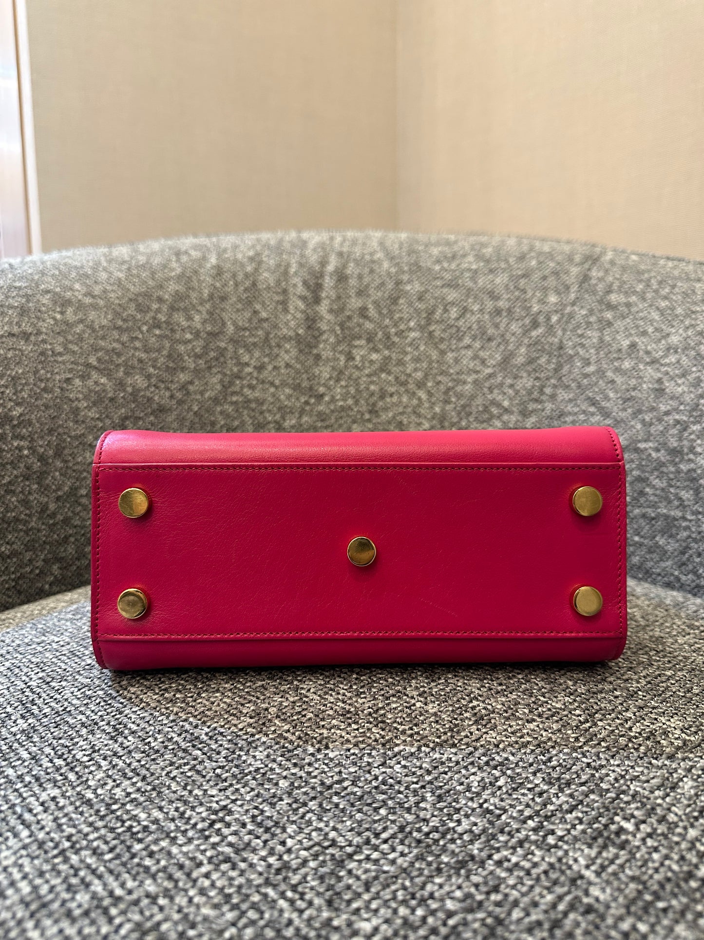 Yves Saint Laurent Sac de Jour Handbag in Fushcia Pink