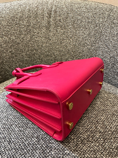 Yves Saint Laurent Sac de Jour Handbag in Fushcia Pink