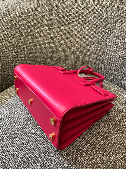 Yves Saint Laurent Sac de Jour Handbag in Fushcia Pink