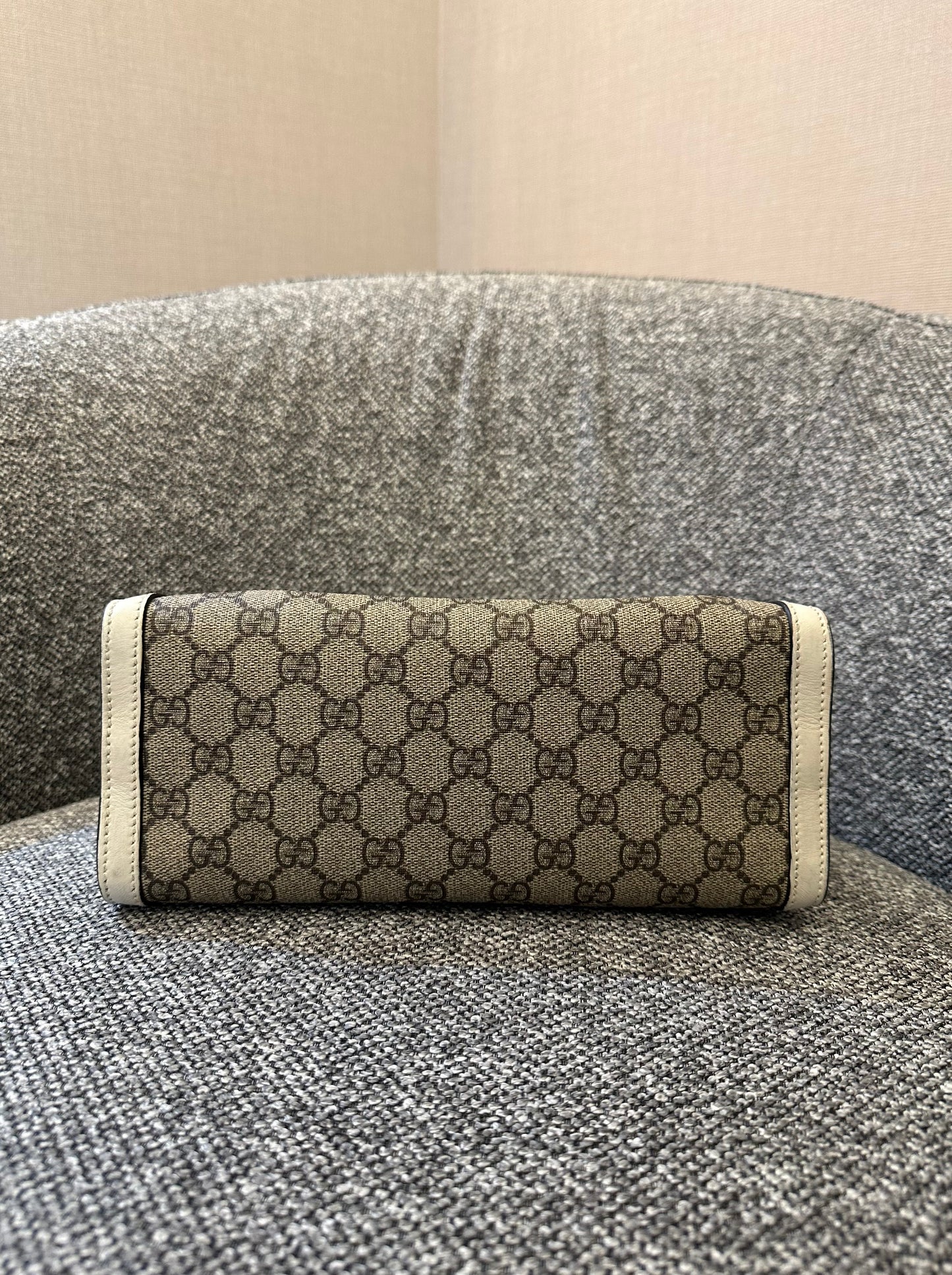 Gucci GG Supreme Canvas Padlock Shoulder Bag