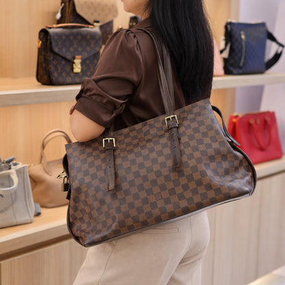 Louis Vuitton Damier Ebene Chelsea Tote Bag