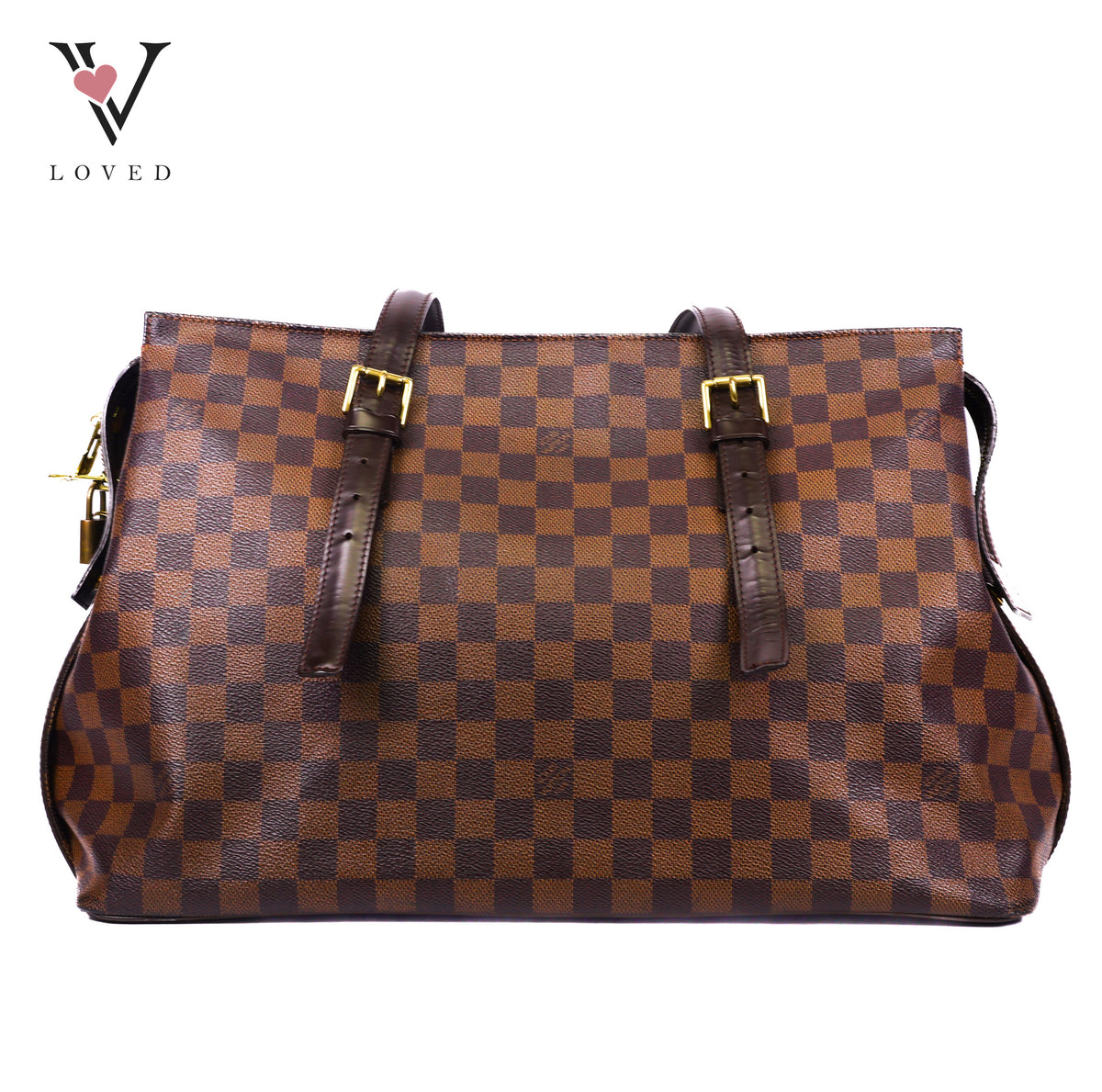 Louis Vuitton Damier Ebene Chelsea Tote Bag