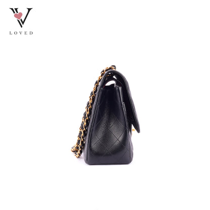 Chanel Classic Flap Jumbo in Black Caviar Leather