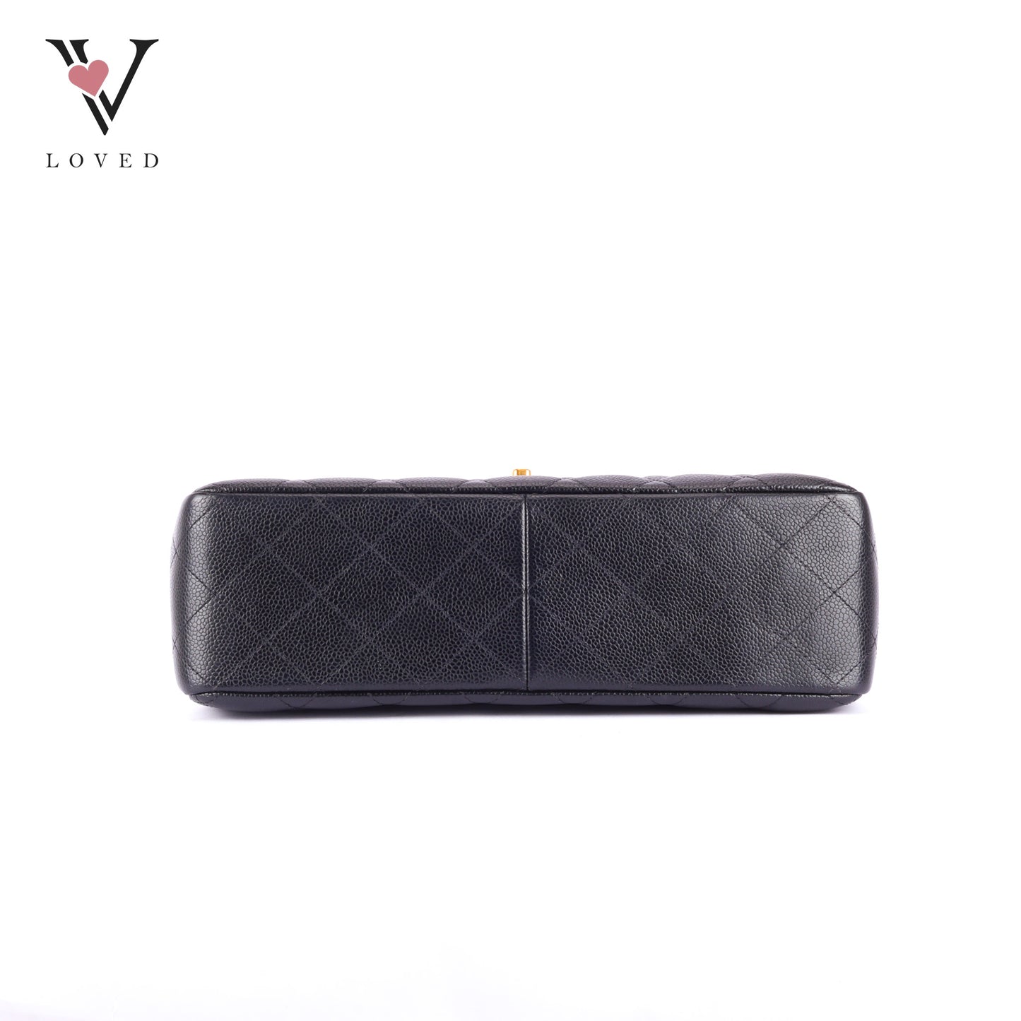 Chanel Classic Flap Jumbo in Black Caviar Leather