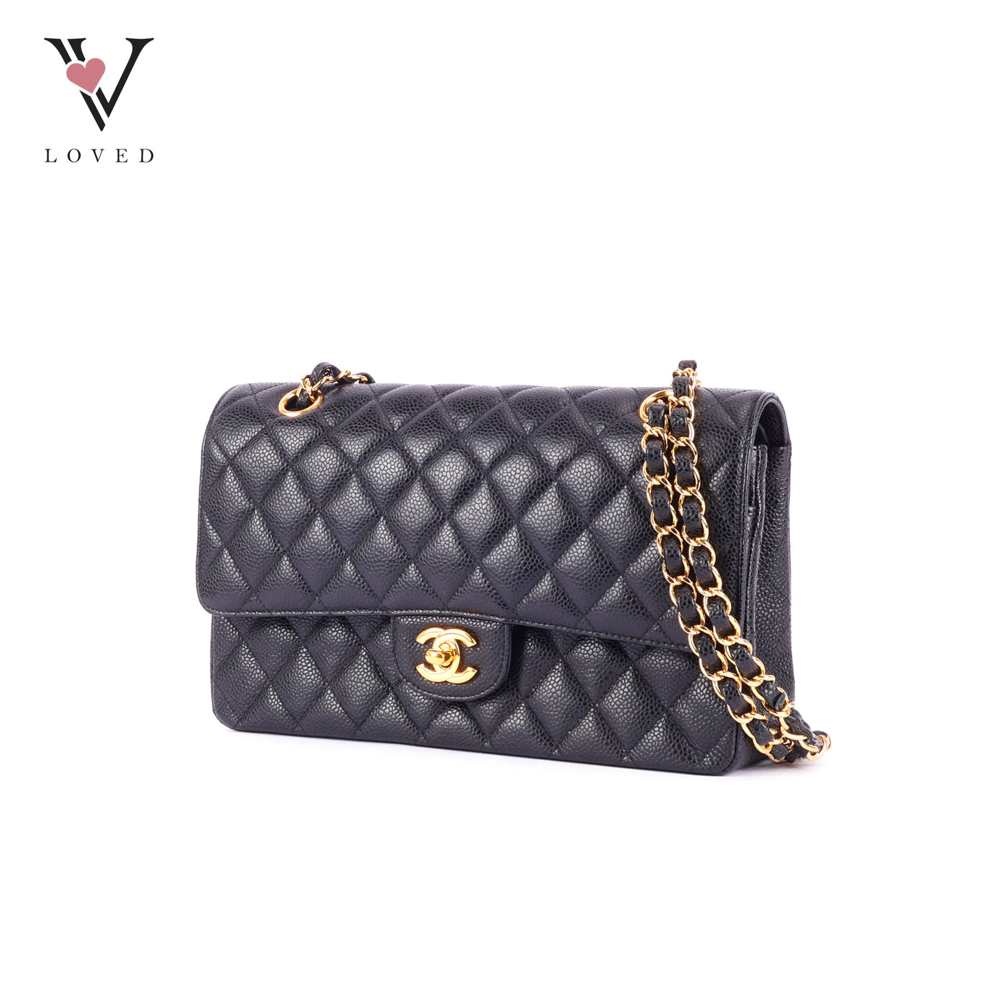 Chanel Medium Double Flap in Caviar Leather