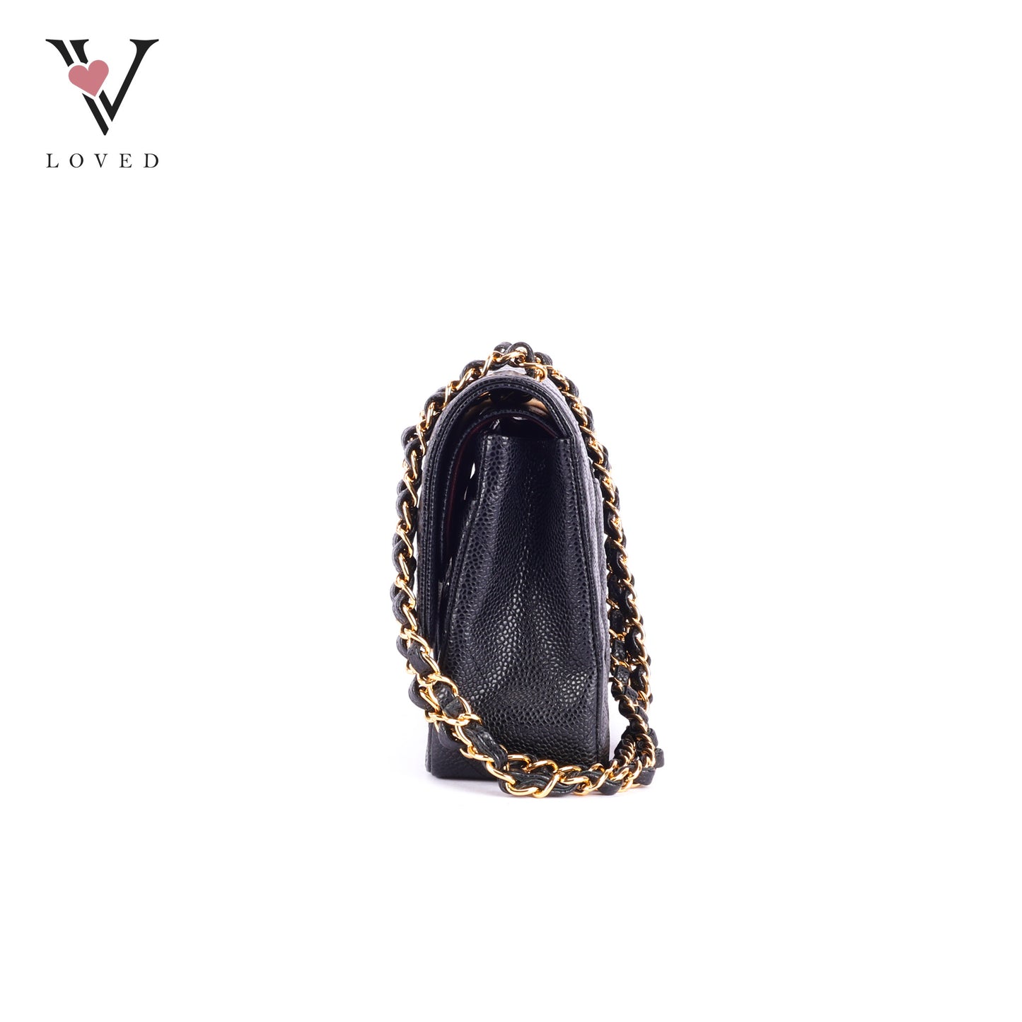 Chanel Medium Double Flap in Caviar Leather