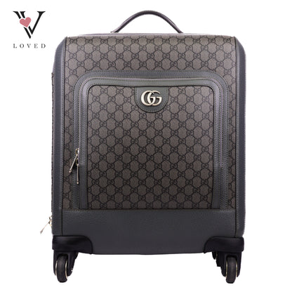 Gucci Ophidia GG Small Cabin Trolley Bag In Gray