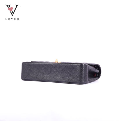 Chanel Medium Double Flap in Caviar Leather