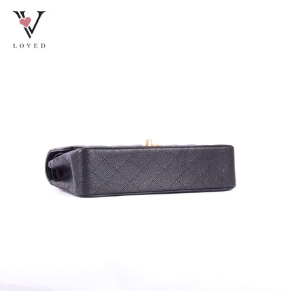 Chanel Medium Double Flap in Caviar Leather