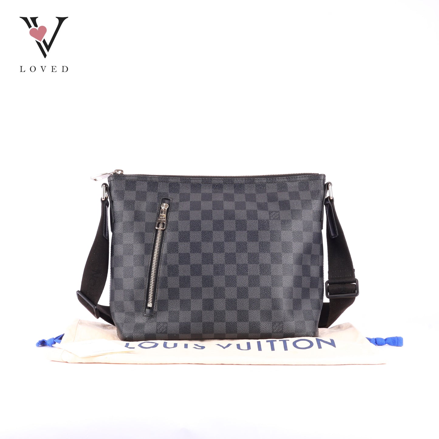 Louis Vuitton Mick PM Graphite Canvas Messenger