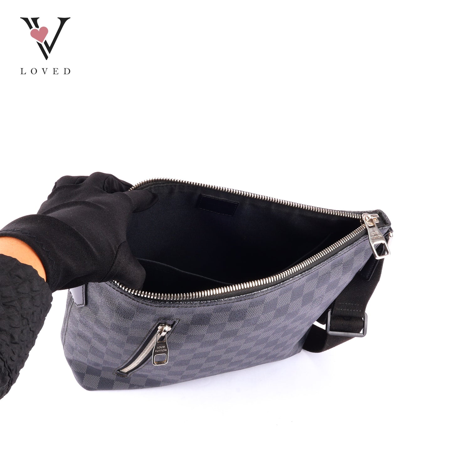 Louis Vuitton Mick PM Graphite Canvas Messenger