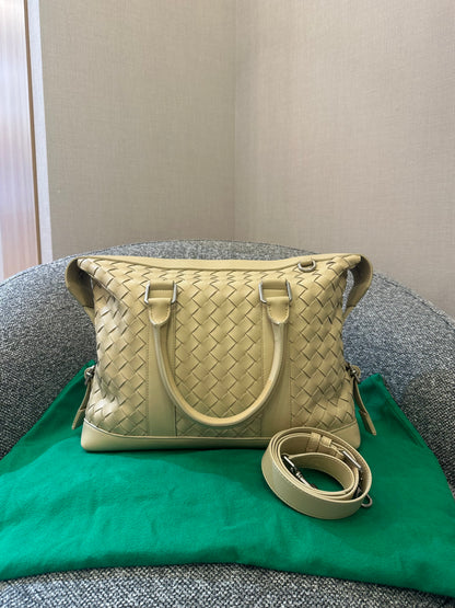 Bottega Veneta Intrecciato Leather Duffel Bag