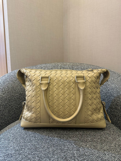 Bottega Veneta Intrecciato Leather Duffel Bag