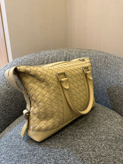 Bottega Veneta Intrecciato Leather Duffel Bag