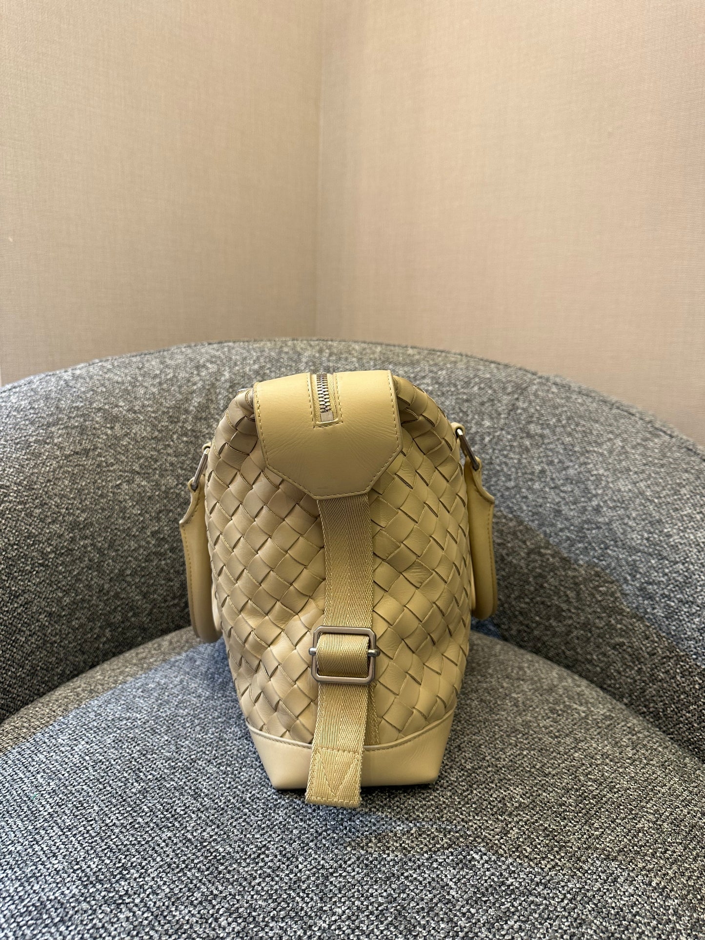 Bottega Veneta Intrecciato Leather Duffel Bag