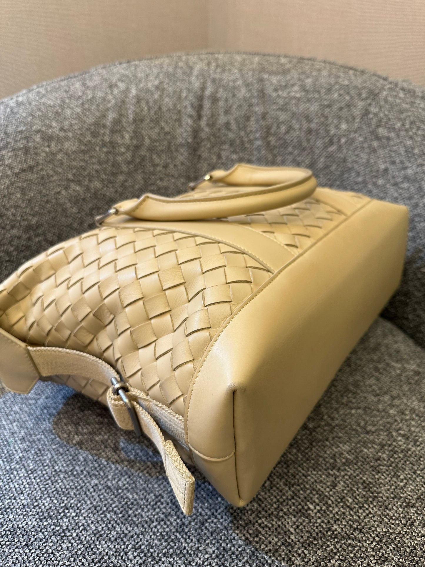 Bottega Veneta Intrecciato Leather Duffel Bag
