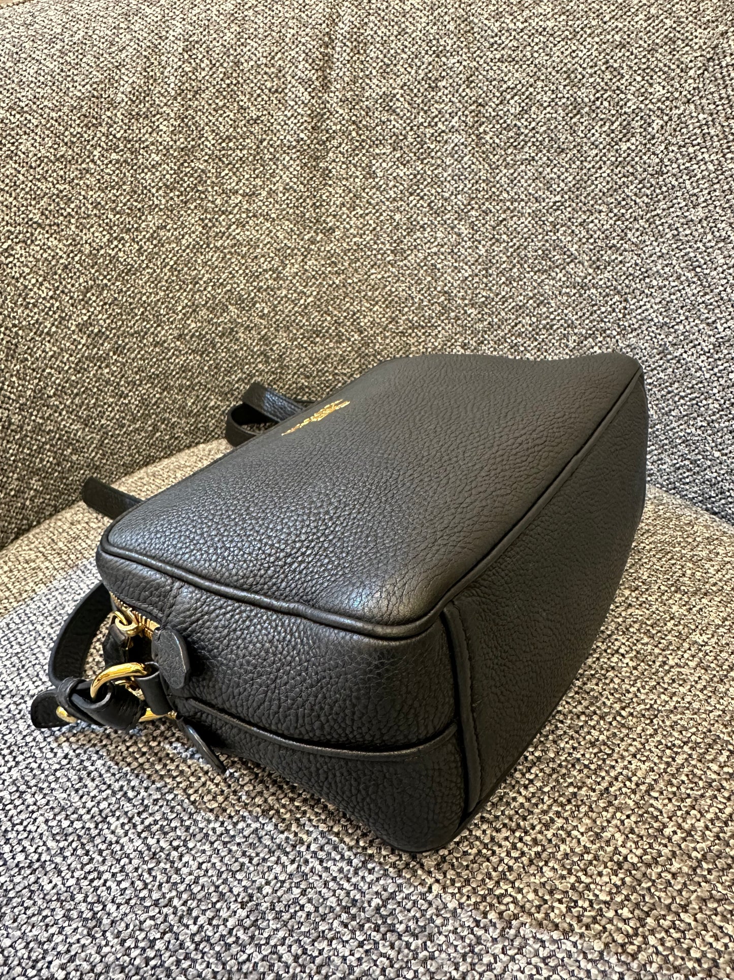 Prada Vitello Daino Phenix Leather Double Zip Crossbody Bag