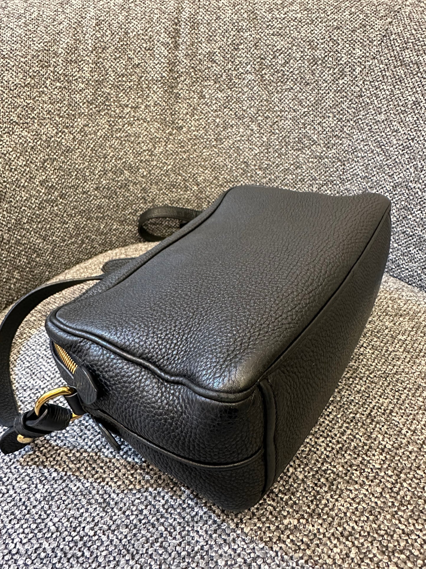 Prada Vitello Daino Phenix Leather Double Zip Crossbody Bag