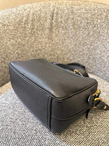 Prada Vitello Daino Phenix Leather Double Zip Crossbody Bag