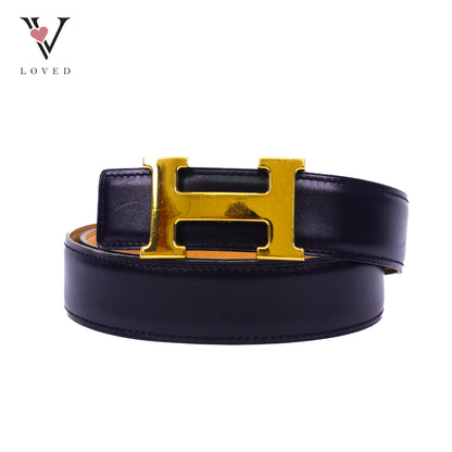 Hermes Constance H Reversible Belt