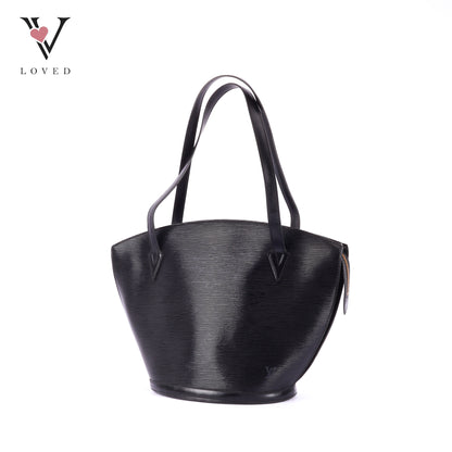Louis Vuitton Saint Jacques GM Bag in Black Epi Leather