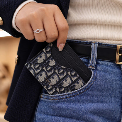 Christian Dior Saddle Card Holder