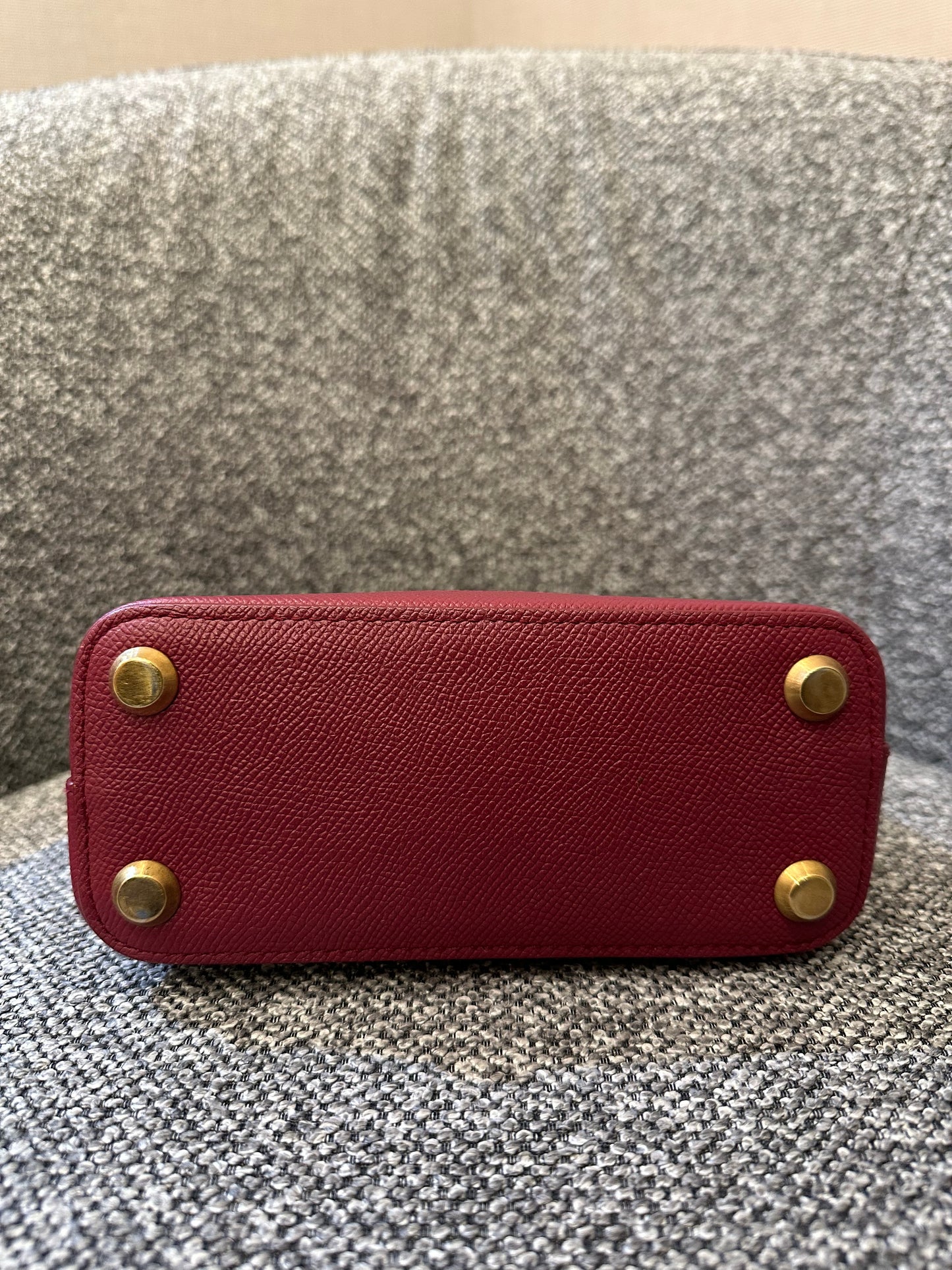 Balenciaga Ville Top Handle Handbag in Burgundy
