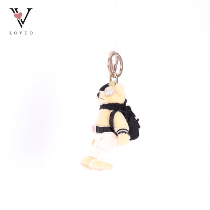 Prada White Bear Bag Charm
