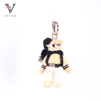 Prada White Bear Bag Charm