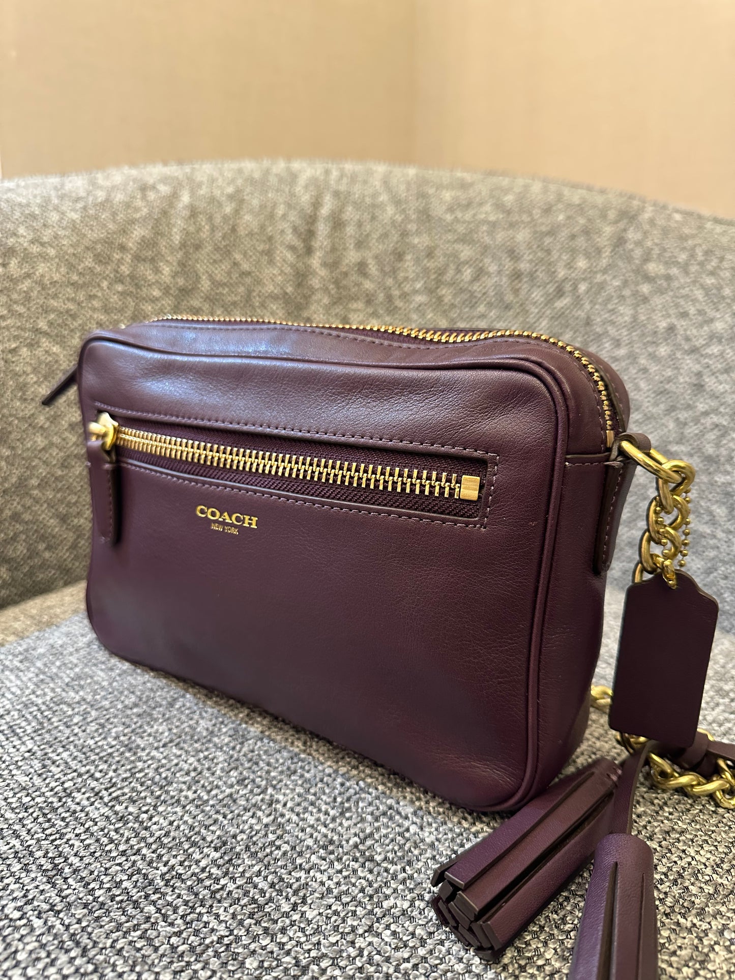 Coach Legacy Leather Flight Crossbody Bag