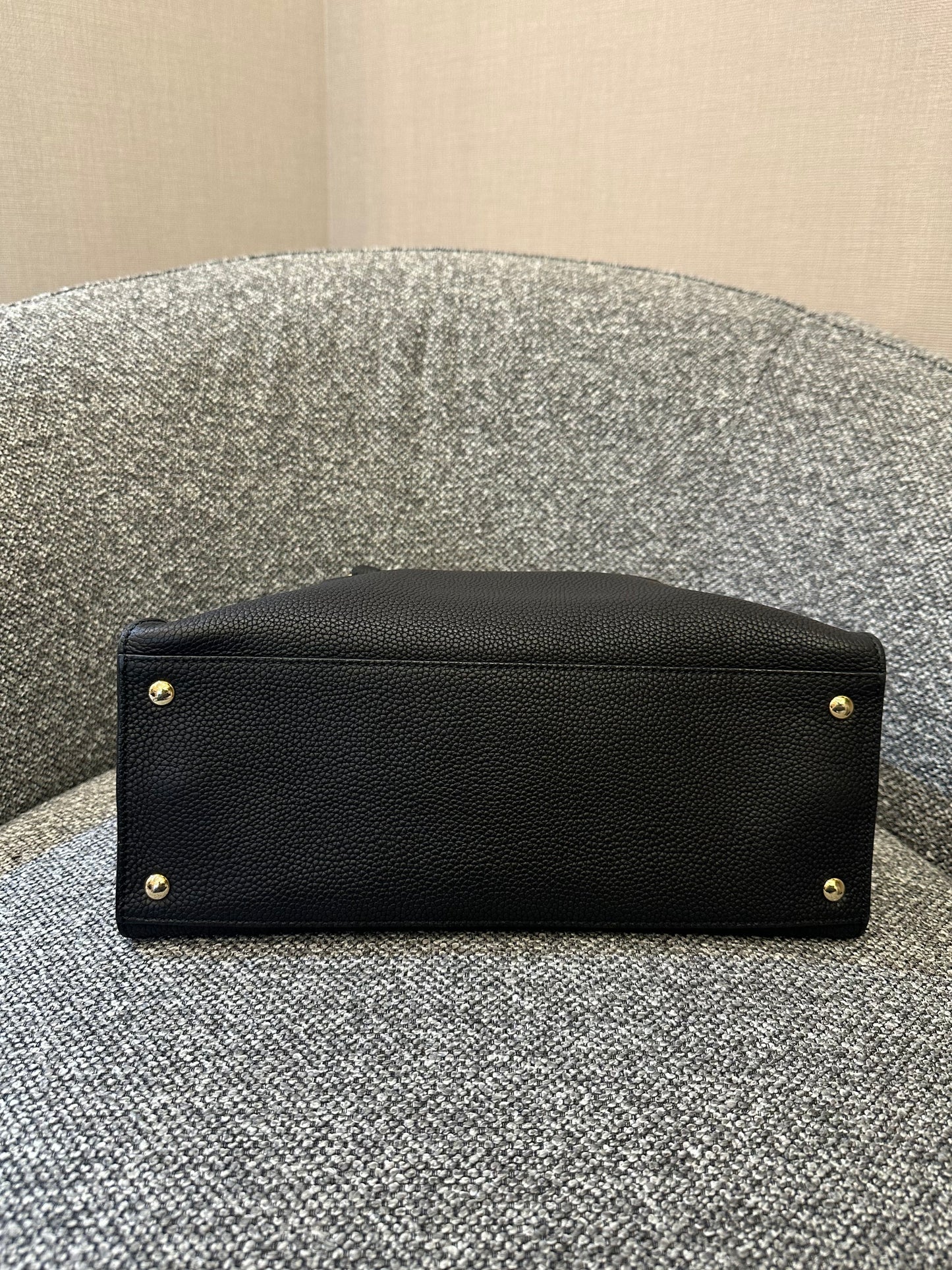 Salvatore Ferragamo Lotty Satchel in Black Leather
