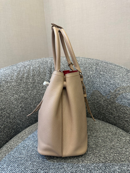 Prada Saffiano Leather Cuir Double Bag