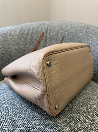 Prada Saffiano Leather Cuir Double Bag