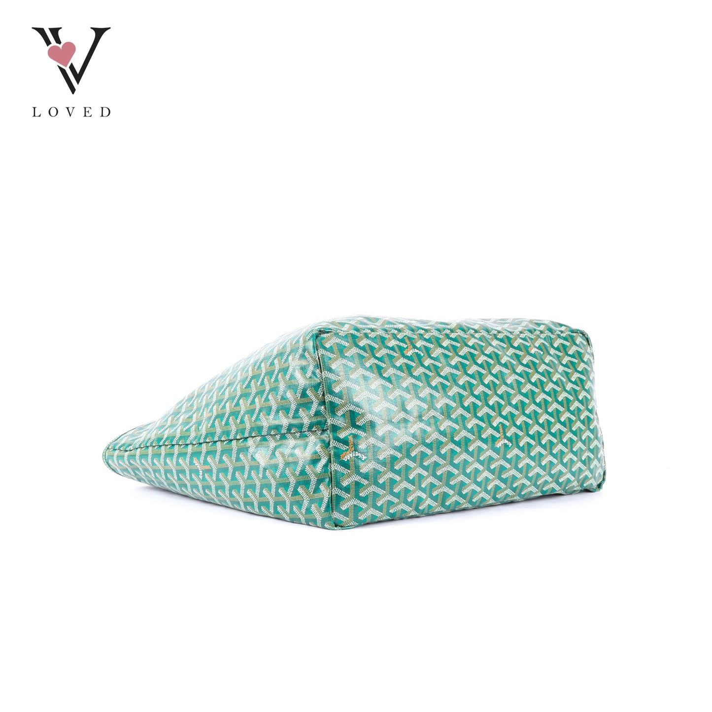 Goyard Saint Louis GM Tote Bag in Green Goyardine Canvas